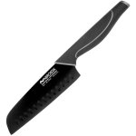 Couteau de cuisine santoku lame de 16 cm nirosta black edition
