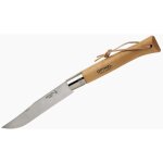 Tradition n�13 giant - couteau pliant - 22 cm - petits traits noirs, manche jaune clair � rose - opinel ...