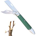 Couteau de greffage pliant, xixiran couteau de greffage, couteau de jardin, couteau pliable greffe d'�lagage, ...