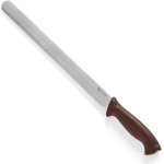 Hendi - couteau à jambon et saumon coupe boule haccp long 490mm - marron 842966 Hendi - couteau à jambon et saumon coupe boule haccp long 490mm - marron 842966