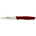 Couteau mondador arcos nova 188622 acier inoxydable nitrum et mango polypropyl�ne, lame rouge 10 cm en ...