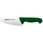 Couteau santoku arcos 2900 - prof 290621 avec poches en acier inoxydable nitrum et polypropylne vert ...
