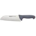Couteau santoku arcos couleur - prof 245400 avec poches en acier inoxydable nitrum et polypropylne ergonomiqu ...
