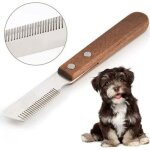 Couteau � trimmer pour main droitier couteau � d�nuder professionnel pour chien avec manche ergonomique ...