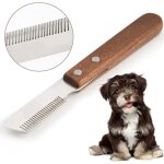 Couteau  trimmer pour main droitier couteau  dnuder professionnel pour chien avec manche ergonomique ...