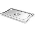 Hendi - couvercle pour bac gn 1 / 1 avec dcoupe pour poignes 530x325mm 817810
