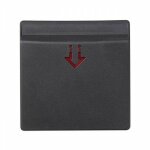 Couvercle de commutateur de carte cod en graphite simon 82 simon 82078 - 68