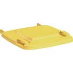 Couvercle pe jaune pour grand conteneur � d�chets 120l - 2008463 jaune - sulo