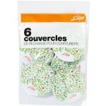 Couvercle pour pot de confiture diamtre 82mm sachet de 6 le parfait
