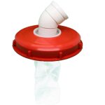 Couvercle de rservoir ibc avec filtre en nylon lavable pour rservoir d'eau de pluie ibc 1000 litres, ...