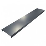 Couvertine 2m premium en alu 15 / 10ème - tête de mur couleur - gris anthracite - ral 7016, largeur - ... Couvertine 2m premium en alu 15 / 10ème - tête de mur couleur - gris anthracite - ral 7016, largeur - ...