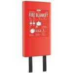 Couverture anti - feu elro fb1800 - rigide - 1, 8m x 1, 2m