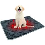 Couverture autochauffante pour chats et chiens, tapis chauffant lavable pour chiots et chiens, tapis ...