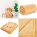 Couverture brume du dsert 200x240 cm polyester - couverture douillette - couverture polaire - plaid ...