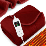 Couverture chauffante en peluche certifiée tüv süd gs avec minuterie d'arrêt automatique couverture douillette ... Couverture chauffante en peluche certifiée tüv süd gs avec minuterie d'arrêt automatique couverture douillette ...
