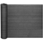 Brise vue marius, corde de fixation incluse anthracite 150 cm x 6 m