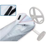 Couverture enrouleur b�che piscine en tissu imperm�able, housse de protection solaire �tanche couverture ...