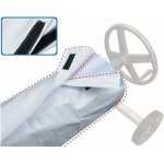Couverture enrouleur bche piscine en tissu impermable, couverture de protection piscine extrieur, ...