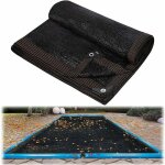 Couverture filet de feuille pour piscine rectangulaire, b�che protection piscines hors - sol, ext�rieur ...