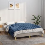 Couverture lest�e bleu 152x203 cm 7 kg tissu