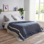 Couverture lima bleu prusse - 180 / 240 - dodo