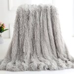Rapanda - couverture moelleuse en fausse fourrure ultra douce, confortable et chaude,  utiliser comme ...