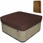 Couverture de piscine carr� b�che solaire pour piscine, cordon d'ourlet �lastique protection uv durable ...