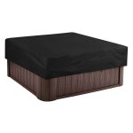 Couverture de piscine carr bche solaire pour piscine, cordon d'ourlet lastique protection uv durable ...