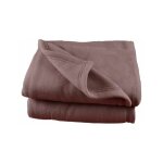 Poyet - motte - couverture polaire 220 x 240 cm chocolat Poyet - motte - couverture polaire 220 x 240 cm chocolat