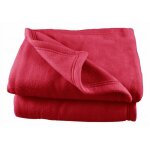 Poyet - motte - couverture polaire 220 x 240 cm fraise Poyet - motte - couverture polaire 220 x 240 cm fraise