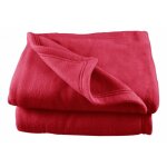 Poyet - motte - couverture polaire 240 x 260 cm fraise grande largeur Poyet - motte - couverture polaire 240 x 260 cm fraise grande largeur