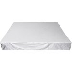 Couverture rectangulaire pour piscine 21821830 cm - argent