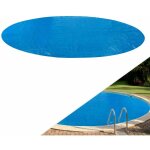Arebos - couverture solaire � bulles pour piscine ronde bleu 5 m 400 � / microns polyethylen