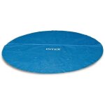Couverture solaire de piscine ronde 244 cm intex bleu