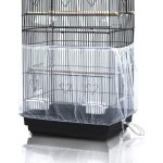 Couverture universelle pour cage � oiseaux, attrape - graines, jupe pour cage � perroquets - blanche ...