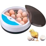 Couveuse oeuf automatique - incubateur oeuf poule 9 oeufs avec contrle de la temprature - idal pour ...