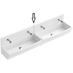 Villeroy&boch - couvre joint pour lavabo - largeur: 230 mm - hauteur: 45 mm - blanc brillant Villeroy&boch - couvre joint pour lavabo - largeur: 230 mm - hauteur: 45 mm - blanc brillant