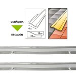 Couvre - joint � visser pour c�ramique inoxydable 82, 5 cm.