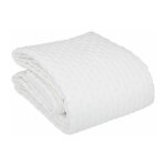 Couvre lit & 2 taies 'kalia' 240x260cm blanc