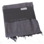 Couvre - lit, jet� de lit en coton coloris gris, 160 x 220 cm pegane