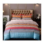 Couvre - lit matelassé bohème double 3 pièces patchwork couvre - lit courtepointe réversible doux literie ... Couvre - lit matelassé bohème double 3 pièces patchwork couvre - lit courtepointe réversible doux literie ...
