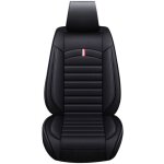 Couvre - tapis de si��ge de voiture universel couvre - coussin respirant en cuir pu 4 couleurs (noir) ...
