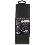 Couvre volant micro - perfore comfort grip xl 41 - 42 cm - noir surpiqures rouges