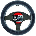 Couvre volant mouton anthracite