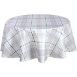 Cpm - nappe en toile cir�e ronde carreau