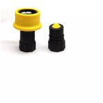Cpp - coupleurs rapides male femelle dry shut avec filetage femelle 1'' bsp