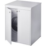 Meuble machine � laver en pvc ? dimensions 70x60x94 cm ? portes de fermeture ? kit int�rieur / ext�rieur ...