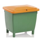 Craemer - bac à sel l790xl605xh775 mm 210 l pehd vert / orange sans glissière de prélèvement Craemer - bac à sel l790xl605xh775 mm 210 l pehd vert / orange sans glissière de prélèvement