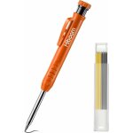 Crayon chantier - crayon de charpentier avec 7 recharges, solide et extensible menuisier taille - crayon ...