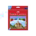 Faber castell - crayon de couleur fc - 120148 coffret hexagonal en carton avec 48 pices chteau faber ...